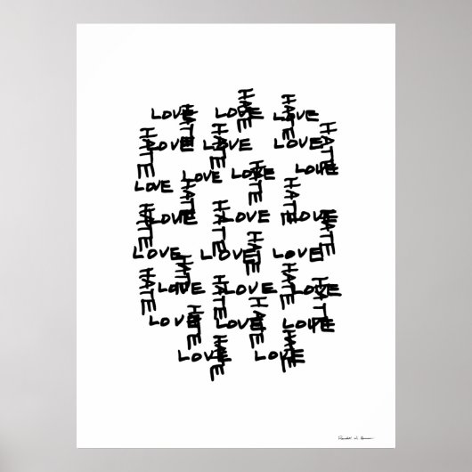 LoveHate Poster (Vorne)