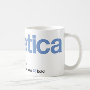 LoveHelvetica BlueBell Tasse