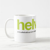 LoveHelvetica Limone Tasse (Links)