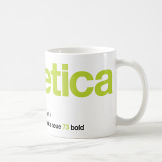 LoveHelvetica Limone Tasse