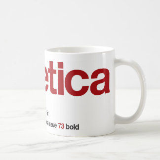 LoveHelvetica Maroon Tasse