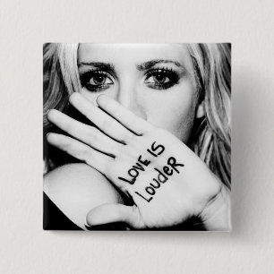 #loveislouder Bretagne-Schnee-Fotoknopf Button