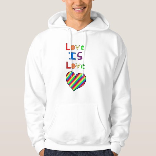 loveislove hoodie (Vorderseite)