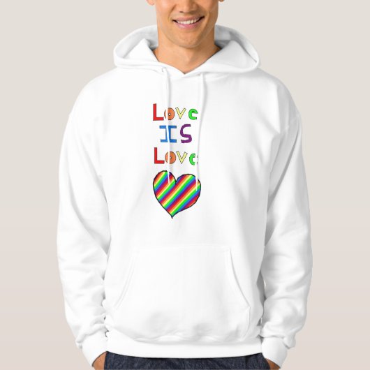loveislove hoodie (Vorderseite)