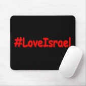 "#LoveIsrael" Niedliches Design. Jetzt kaufen Mousepad (Mit Mouse)