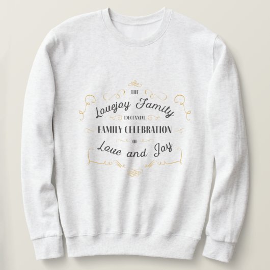 Lovejoy Celebration Sweatshirt - Hellgrau (Design vorne)