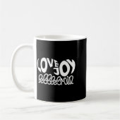 Lovejoy Fan Gift Graphic Design Music Lover  Kaffeetasse (Links)