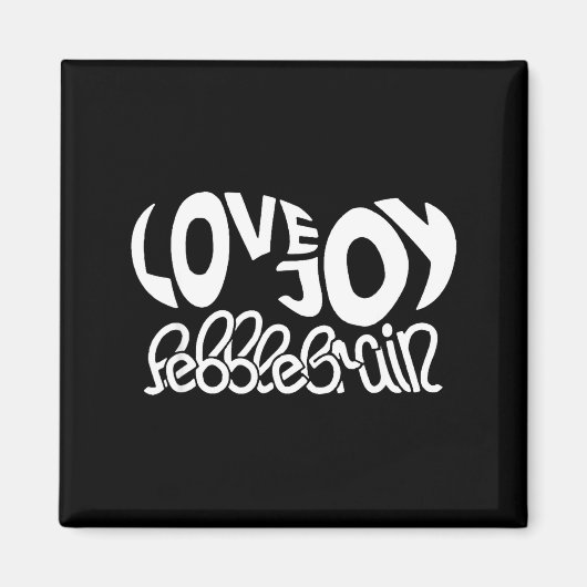 Lovejoy Fan Gift Graphic Design Music Lover  Magnet (Vorne)