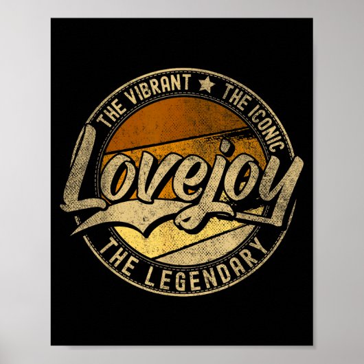 Lovejoy Ga _ Georgia _ Vintage Distressed Poster (Vorne)
