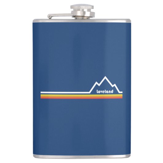 Loveland, Colorado Flachmann (Vorderseite)