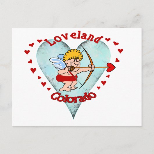 Loveland Colorado Postkarte (Vorderseite)