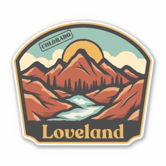 Loveland, Colorado Sticker (Vorderseite)