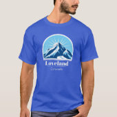 Loveland Colorado, USA Skigebiet T-Shirt (Vorderseite)