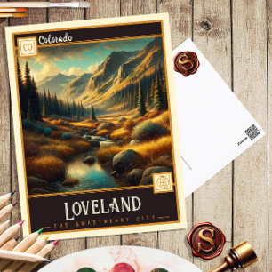 Loveland, Colorado   Vintage Ansichtskarte Postkarte