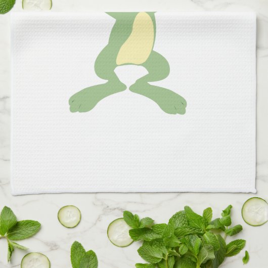 Loveland Frogman Geschirrtuch (Gefaltet)