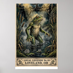 Loveland Frogman Nacht Fluss Poster Nr. 09