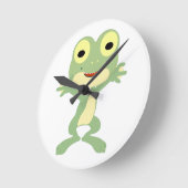 Loveland Frogman Runde Wanduhr (Winkel)
