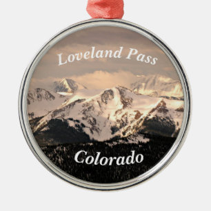 Loveland Pass, Colorado Ornament Aus Metall