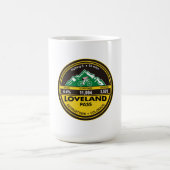 LOVELAND PASS- GEORGETOWN, CO -"CIRCLE" KAFFEETASSE (Mittel)