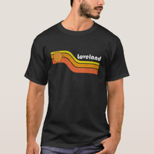 Loveland - Vintage Männer Frauen 70er 80er Grafik T-Shirt