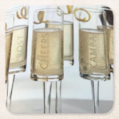 LOVELL *CHRISTMAS CHAMPAGNE* UNTERSETZER (Vorderseite)