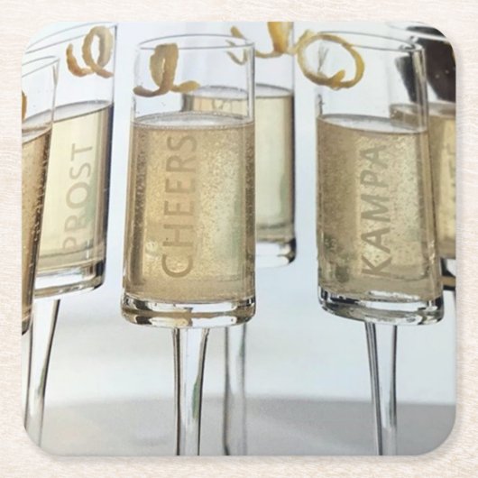 LOVELL *CHRISTMAS CHAMPAGNE* UNTERSETZER (Vorderseite)