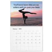 LOVELL INSPIRIEREND GYMNASTICS QUOTE CALENDAR KALENDER (Feb 2026)