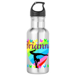 LOVELL PERSONALISIERTE GYMNASTIK HERZWASSERFLASCHE TRINKFLASCHE