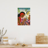 LOVELL VINTAGE HAWAII ~ FARBHAFTE TROPISCHE POSTER (Küche)