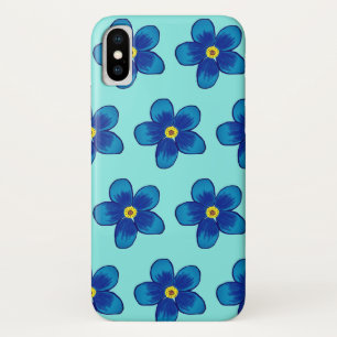 Lovelu Blue Blumen Apple iPhone X, selten dort Case-Mate iPhone Hülle