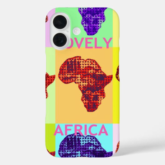 LOVELY AFRICA Case-Mate iPhone HÜLLE (Rückseite)