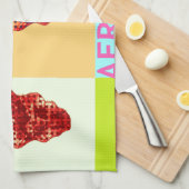 LOVELY AFRICA GESCHIRRTUCH (Viertel Falte)