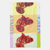 LOVELY AFRICA GESCHIRRTUCH (Vertikal)