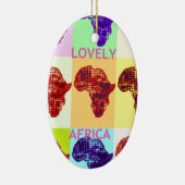 LOVELY AFRICA KERAMIKORNAMENT (Rechts)