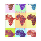 LOVELY AFRICA NOTIZBLOCK (Vorderseite)