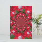 Lovely Alien Crimson Briefpapier (Stehend Vorderseite)