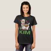 Lovely Alpaca - Kim Name T-Shirt (Vorne ganz)