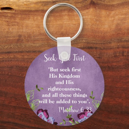 Lovely and Charming Bible Verse Schlüsselanhänger (Vorderseite)