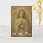Lovely Angel Easter Greeting Card Karte (Gelbe Blume)