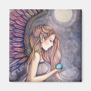 Lovely Angel Magnet von Molly Harrison