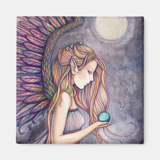 Lovely Angel Magnet von Molly Harrison (Vorne)