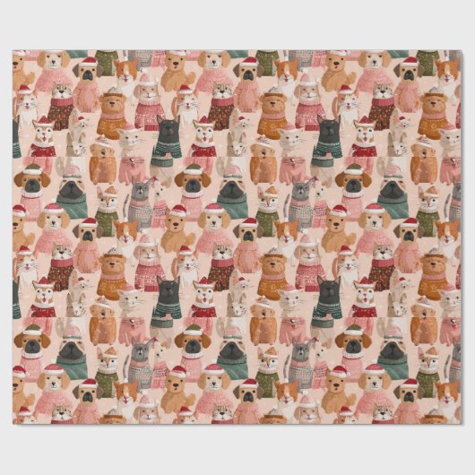 lovely animal design geschenkpapier (Flach)