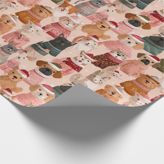 lovely animal design geschenkpapier (Ecke)