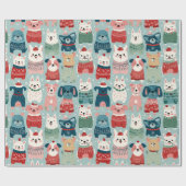 lovely animal design geschenkpapier (Flach)