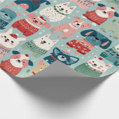 lovely animal design geschenkpapier (Ecke)