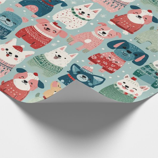 lovely animal design geschenkpapier (Ecke)