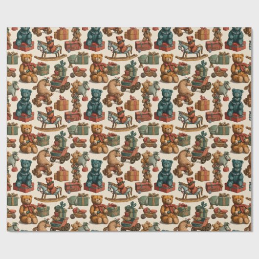 lovely animal design pattern geschenkpapier (Flach)