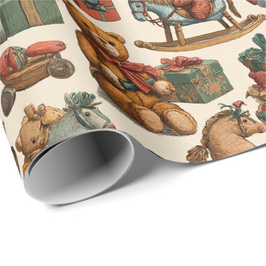 lovely animal design pattern geschenkpapier (Rolleneckpunkt)