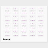 Lovely Arrows Gastgeschenk Hochzeit Stickers / Lil (Blatt)