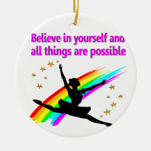 LOVELY BALLERINA KERAMIK ORNAMENT